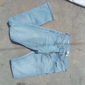 Jack & Jones Light Blue High-Rise Button-Fly Jeans